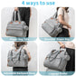 Sac à langer multifonction gris – Grande capacité et design pratique