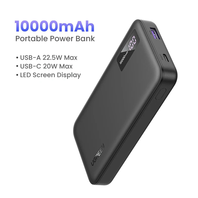 UGREEN Power Bank 10000mAh 22.5W PD20W