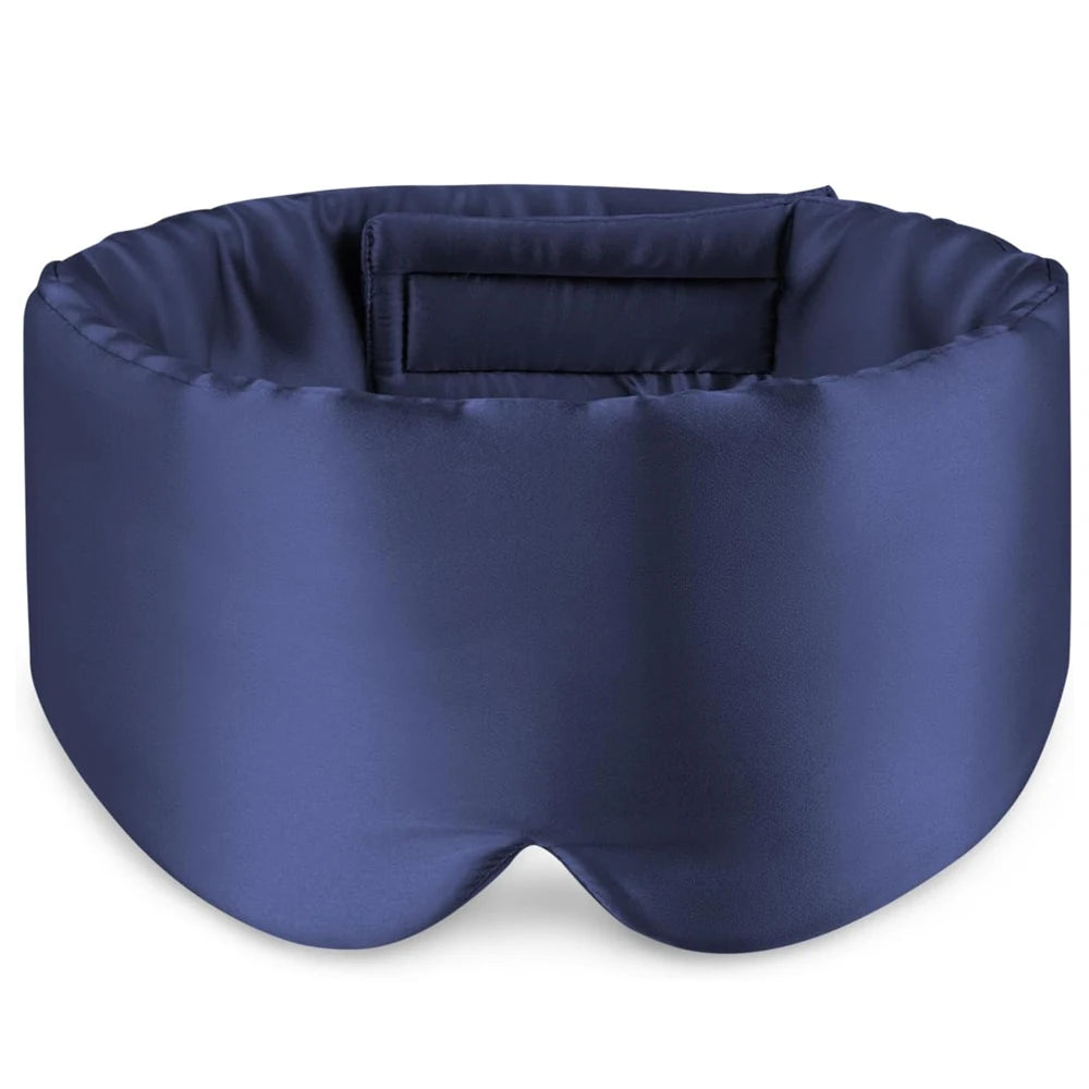 Masque de sommeil en soie ajustable confort absolu