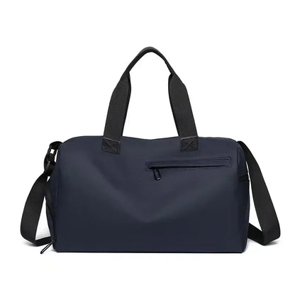 Sac de Sport Étanche Oxford Compartiment Chaussures 25L, coloris noir