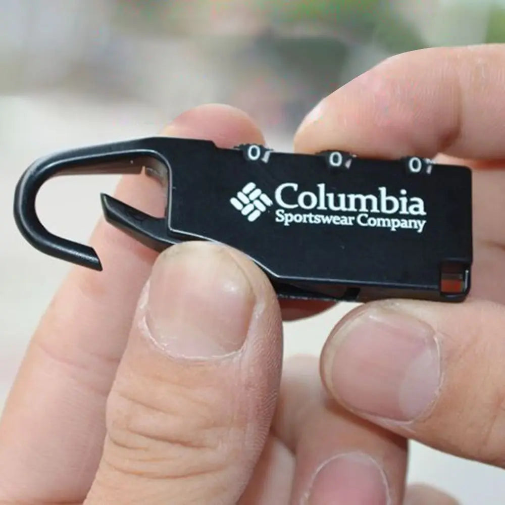 Cadenas Mousqueton à Code 3 Chiffres en Alliage de Zinc – Sécurité Légère pour Voyage