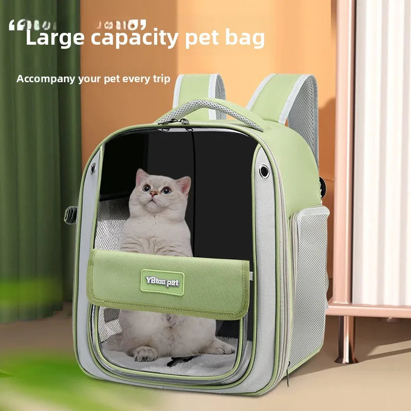 Sac à dos de transport pour chat grande capacité