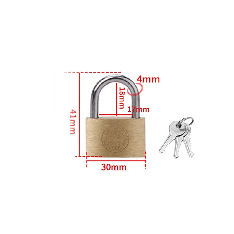 Cadenas en Cuivre avec Clé – Sécurité Polyvalente