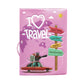 Porte-Passeport Coloré en PVC Motifs Voyage