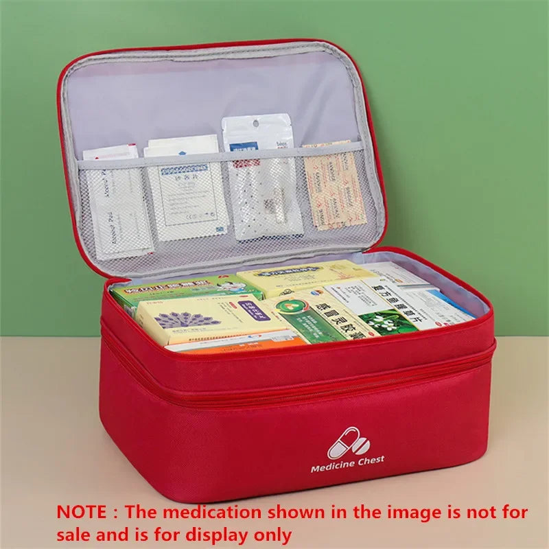 Grande Trousse Médicale de Voyage à Double Compartiment