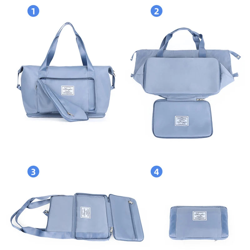 Sac de Voyage Femme Pliable Extensible Oxford 51 cm