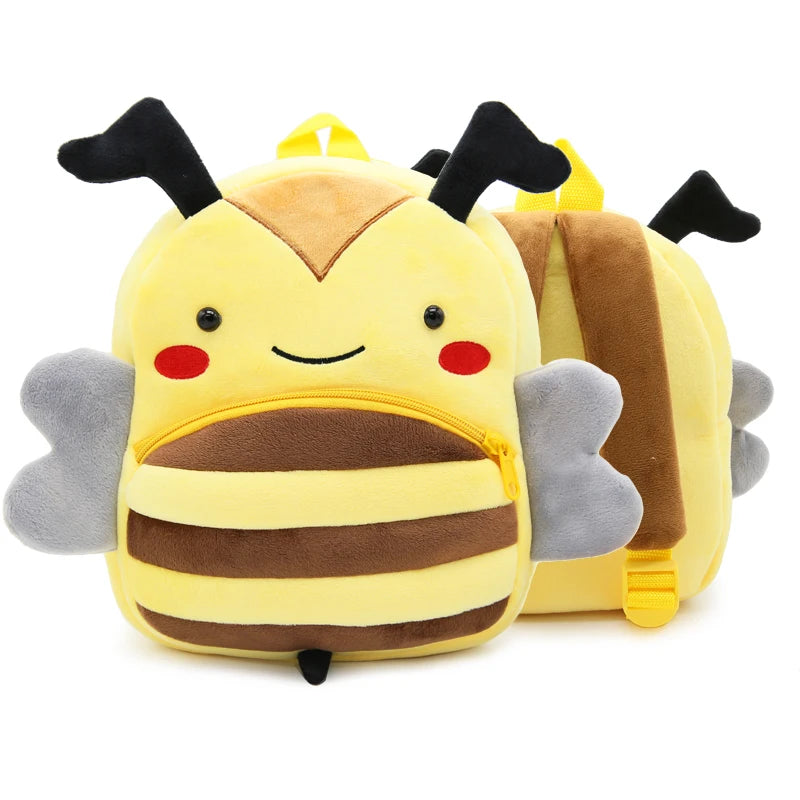 Sac à dos enfant animaux en peluche
