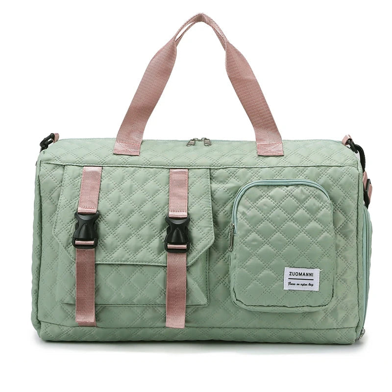 Sac de Sport Femme Matelassé Compartiment Chaussures