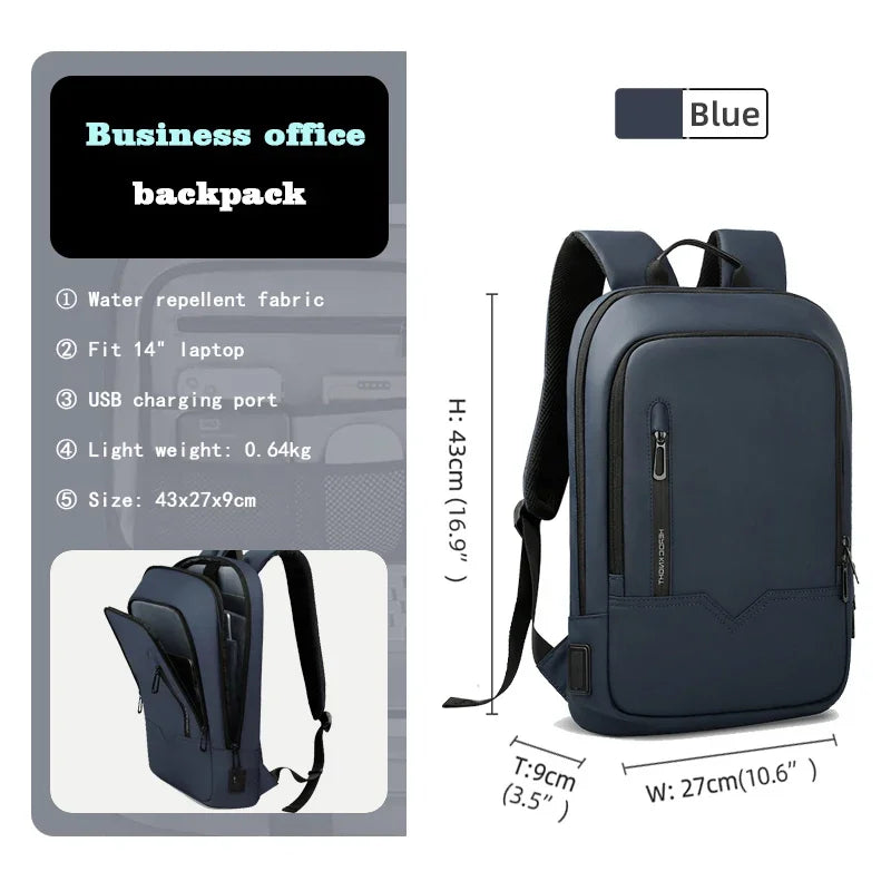 Sac à Dos Business HK – 15.6" Étanche avec Port USB