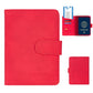 Porte-passeport PU avec fermeture et bloquage RFID
