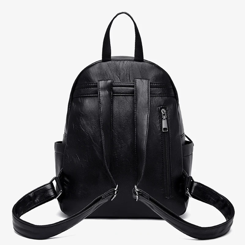 Sac à dos femme cuir PU grande capacité
