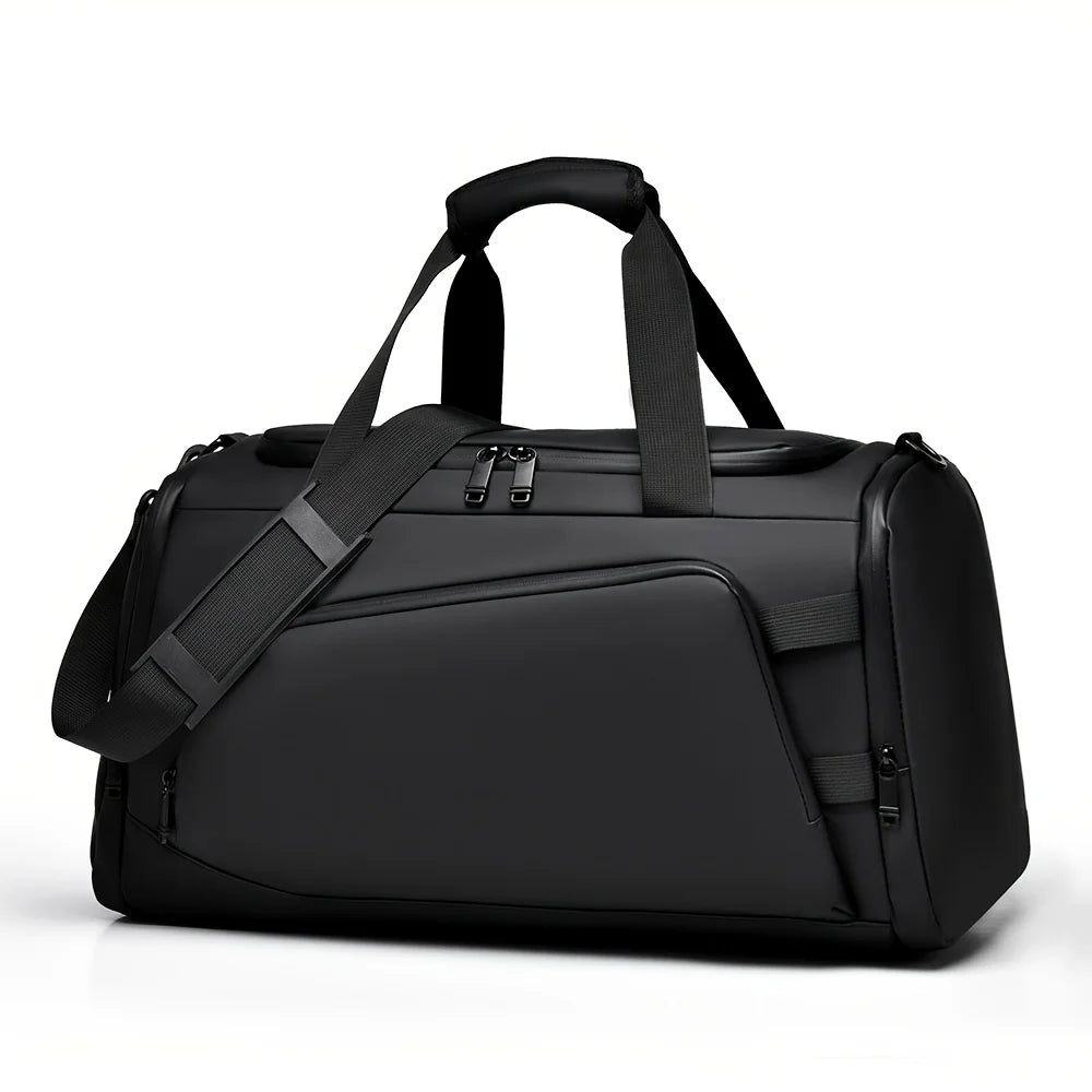 Sac de voyage multifonction en nylon avec compartiment chaussures