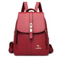 Sac à dos femme grande capacité en cuir microfibre