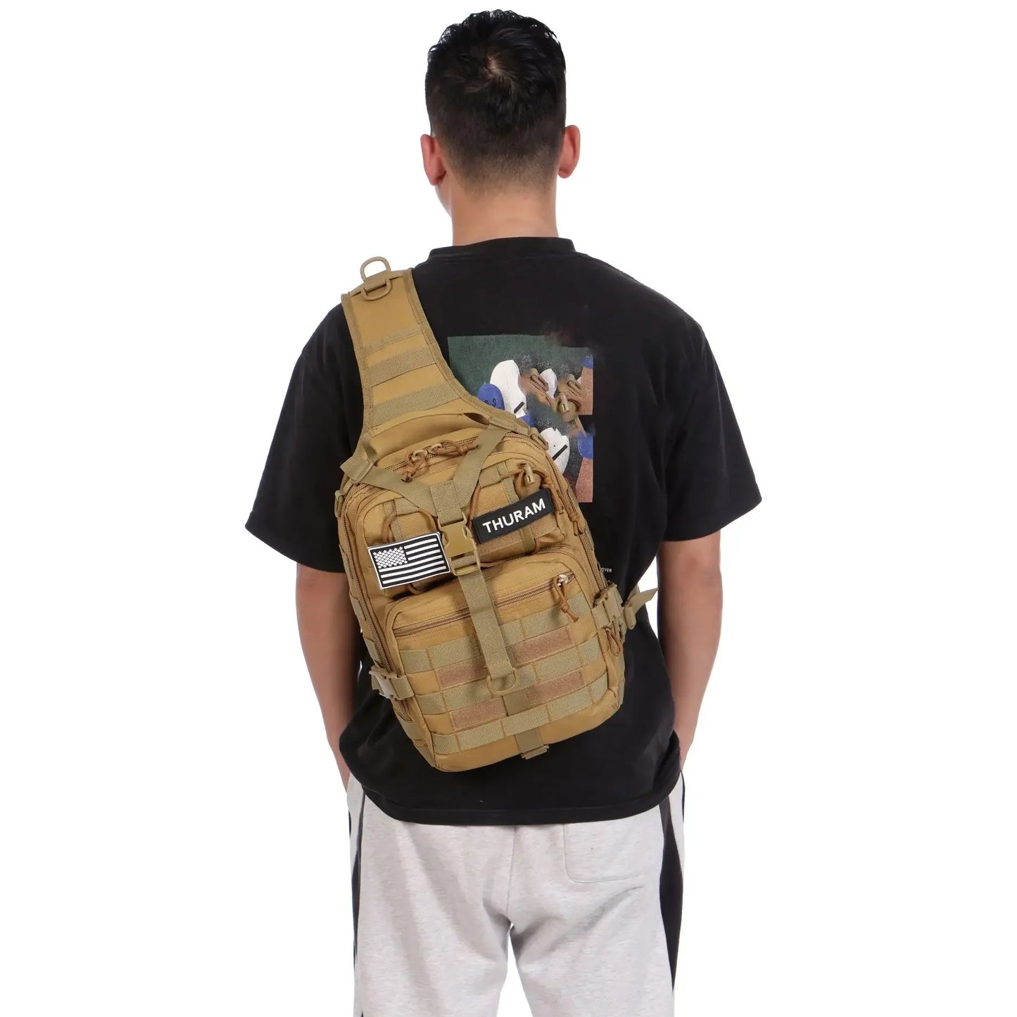 Sac bandoulière tactique imperméable