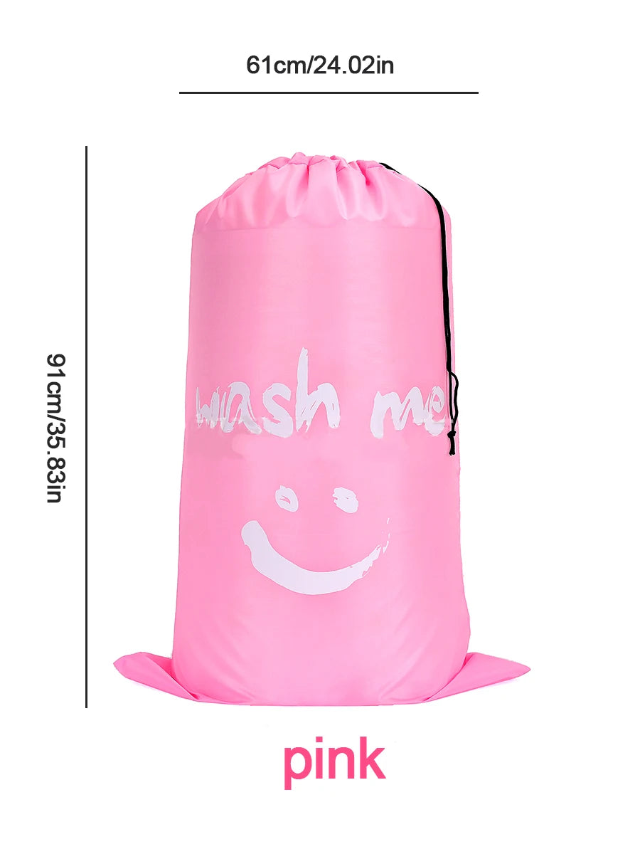 Sac de Lavage Nylon Smile Grande Capacité 61×91 cm