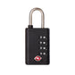 Cadenas TSA 4 Chiffres Rectangulaire – Sécurité Optimale pour Vos Voyages