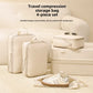 Set de 4 cubes de rangement compressibles en polyester imperméable pour valise