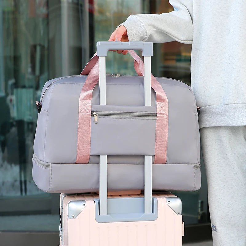Sac de Voyage Oxford Grande Capacité Compartiment Chaussures