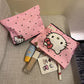 Trousse de toilette enfant Hello Kitty en toile rose