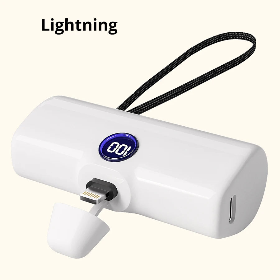 Mini Batterie Externe Liboer 5000mAh – Charge Rapide Compacte