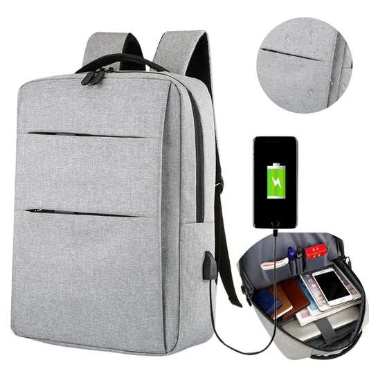 Sac à dos ordinateur Oxford imperméable avec port USB