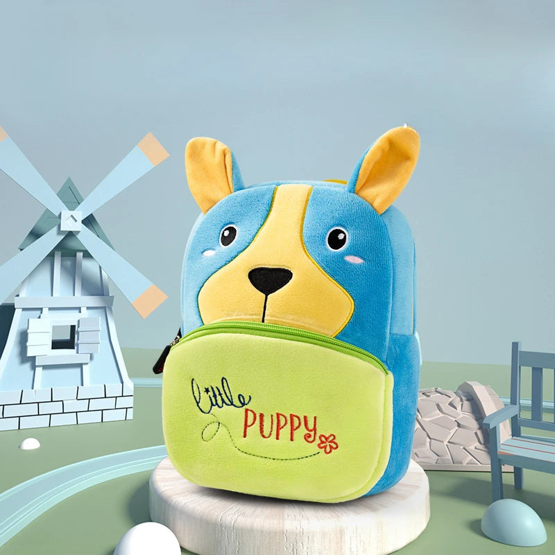 Sac à dos enfant animaux en peluche maternelle