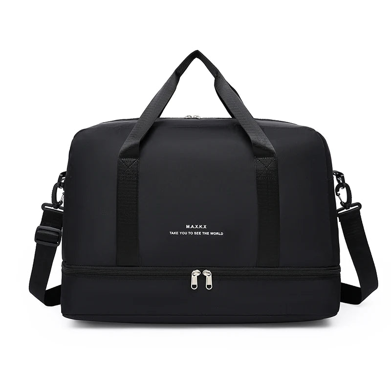 Sac de Voyage Oxford Grande Capacité Compartiment Chaussures