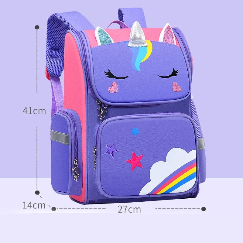 Sac à dos fille licorne waterproof grande capacité
