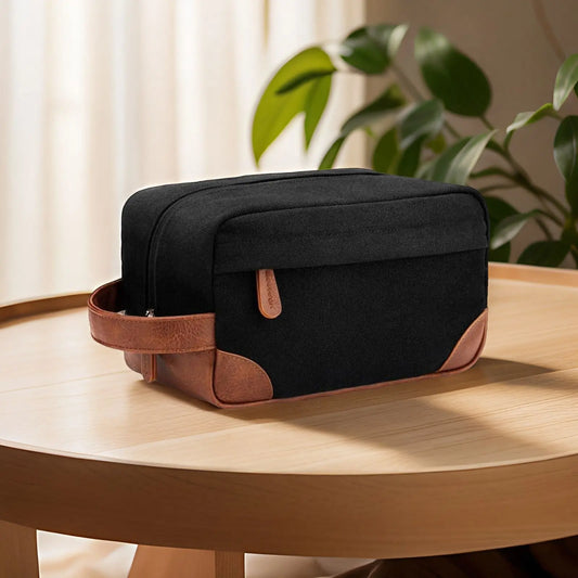 Trousse de toilette en toile multi-fonction grande capacité