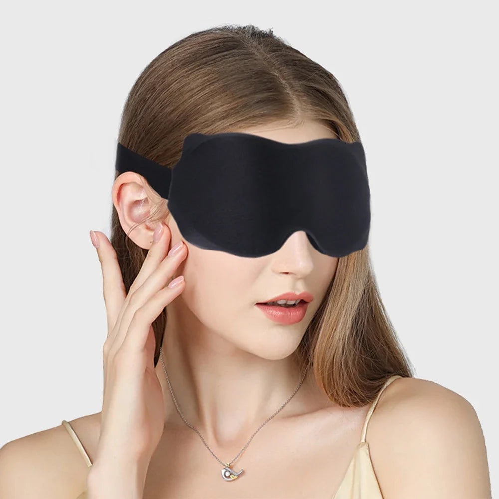 Masque de sommeil 3D ergonomique blocage total de lumière