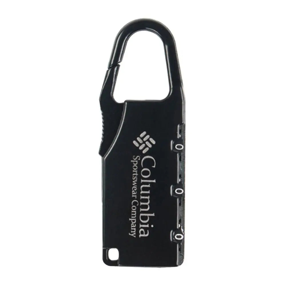 Cadenas Mousqueton à Code 3 Chiffres en Alliage de Zinc – Sécurité Légère pour Voyage