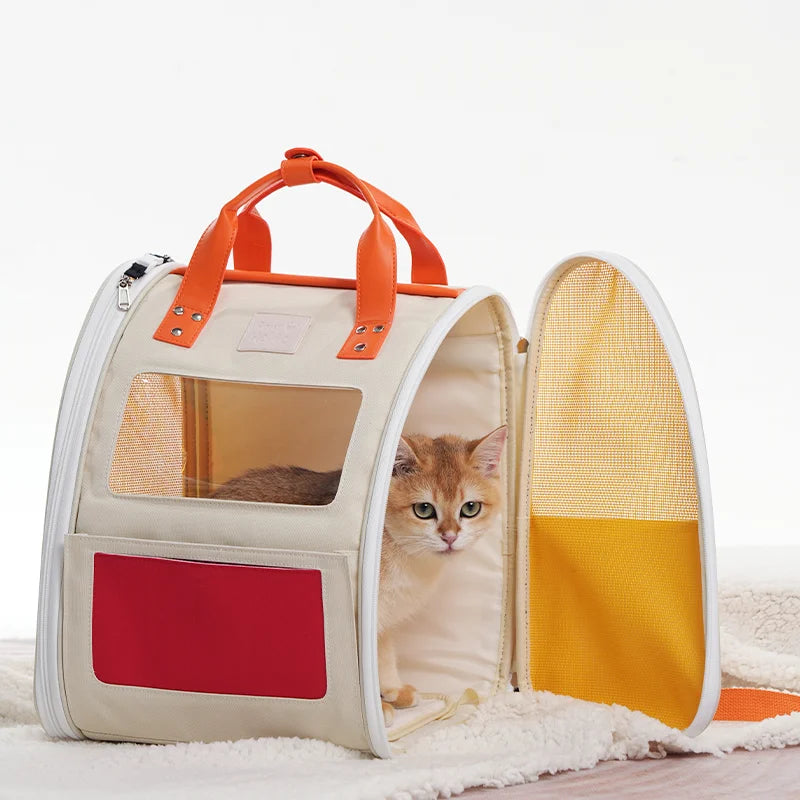 Sac à Dos de Transport Pliable pour Chats