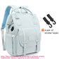 Sac à dos à langer multifonction étanche avec interface USB