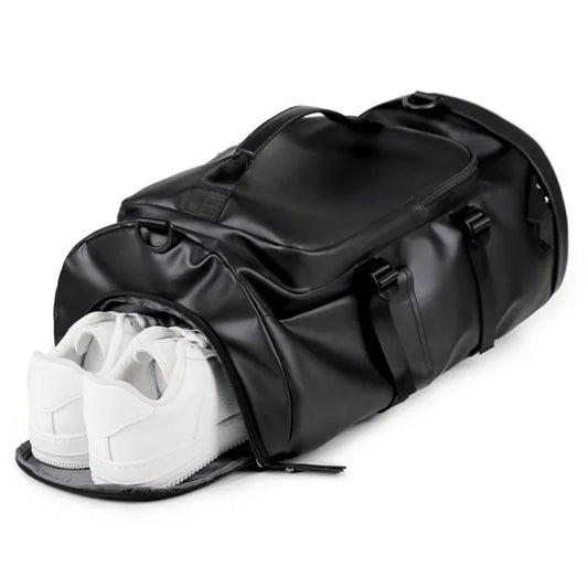 Sac à dos de voyage polyvalent en similicuir