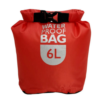 Sac étanche de voyage 6L / 12L / 24L pour sports nautiques et plein air, coloris jaune