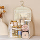 Trousse de Toilette Suspendue Transparente en PVC – Grande Capacité avec Crochet Métallique