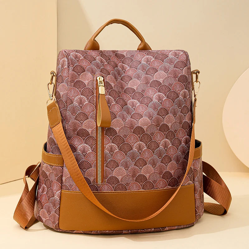 Sac à Dos Femme Élégant en Cuir PU – Léger & Anti-vol