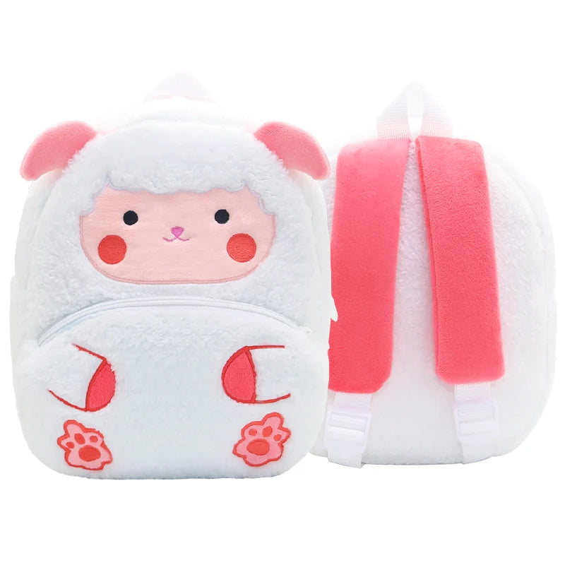 Sac à dos enfant animaux en peluche