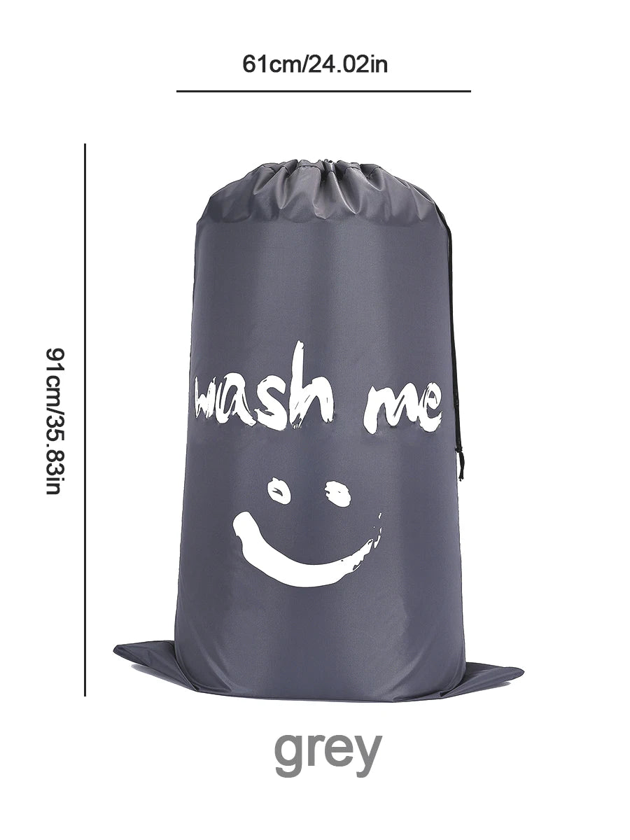 Sac de Lavage Nylon Smile Grande Capacité 61×91 cm