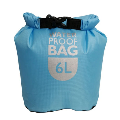 Sac étanche de voyage 6L / 12L / 24L pour sports nautiques et plein air, coloris rouge