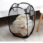 Panier à Linge Pliable en Maille Respirante - Grande Capacité