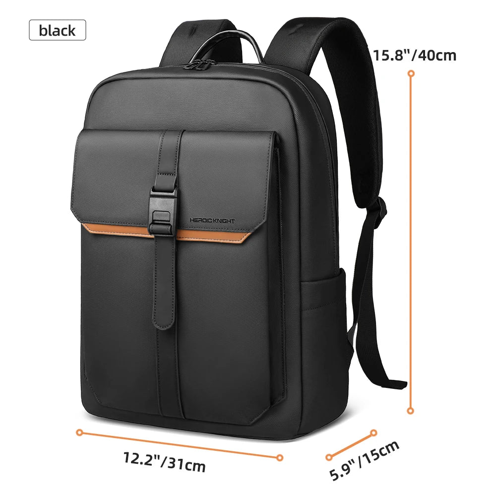 Sac à Dos Business HK avec Rabat Élégant – 15.6" Étanche et Multifonction
