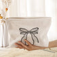 Trousse de toilette enfant motifs cœurs en velours côtelé