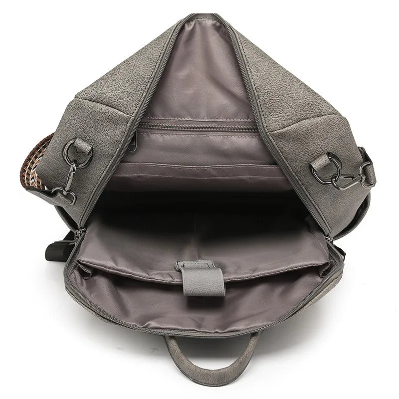 Sac à dos business rétro en cuir PU