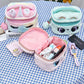 Trousse de toilette enfant peluche licorne yeux brodés