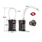 Cadenas TSA à Code Couleurs – 3 Chiffres Antivol pour Bagages