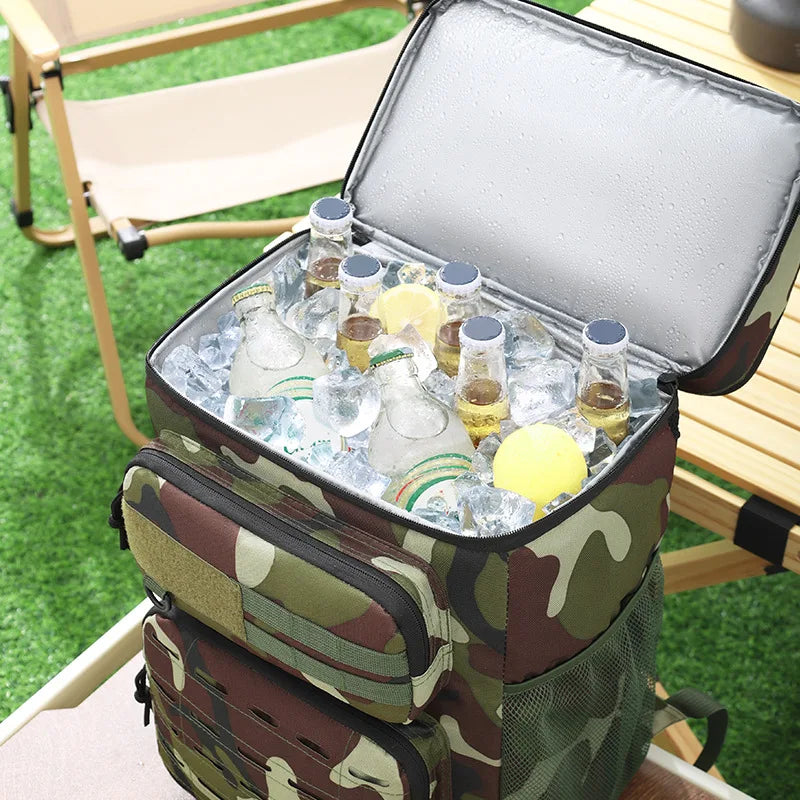 Sac à dos isotherme camouflage 23L – Étanche & résistant pour pique-nique