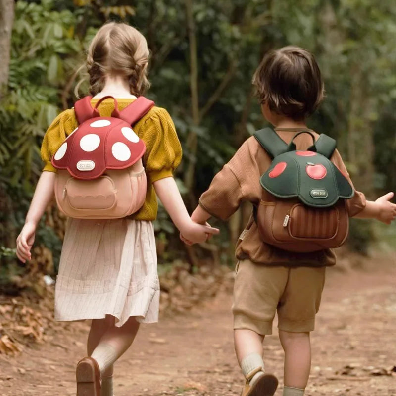 Sac à dos enfant champignon en toile