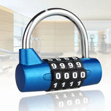 Cadenas à Code 4 Chiffres Renforcé, coloris rouge