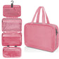 Trousse de Toilette Suspendue Imperméable – Grand Format Pliable Multi-compartiments
